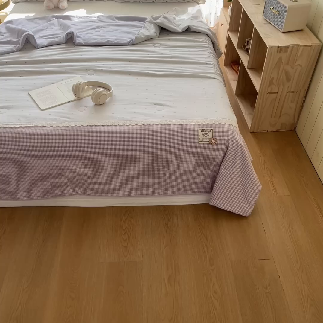 91家纺网 家纺一手货源 找家纺 有货 2026新款全棉棉麻提花印花夏被春秋被被子被-格格花屿系列 芋泥条纹