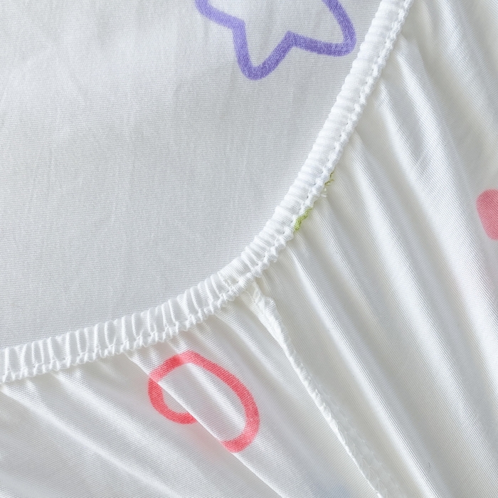 91家纺网 家纺一手货源 找家纺 一电 2026新款跨境电商外贸四季卡通床笠单件床罩床垫套防滑套宿舍儿童床单定制-第八批 星愿