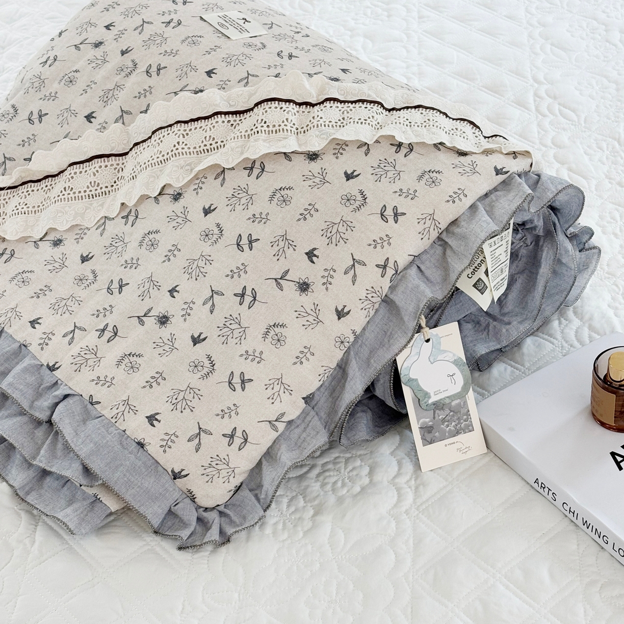 91家纺网 家纺一手货源 找家纺 （总）有货 2026春夏新款全棉双层纱被子被芯-南法假日系列