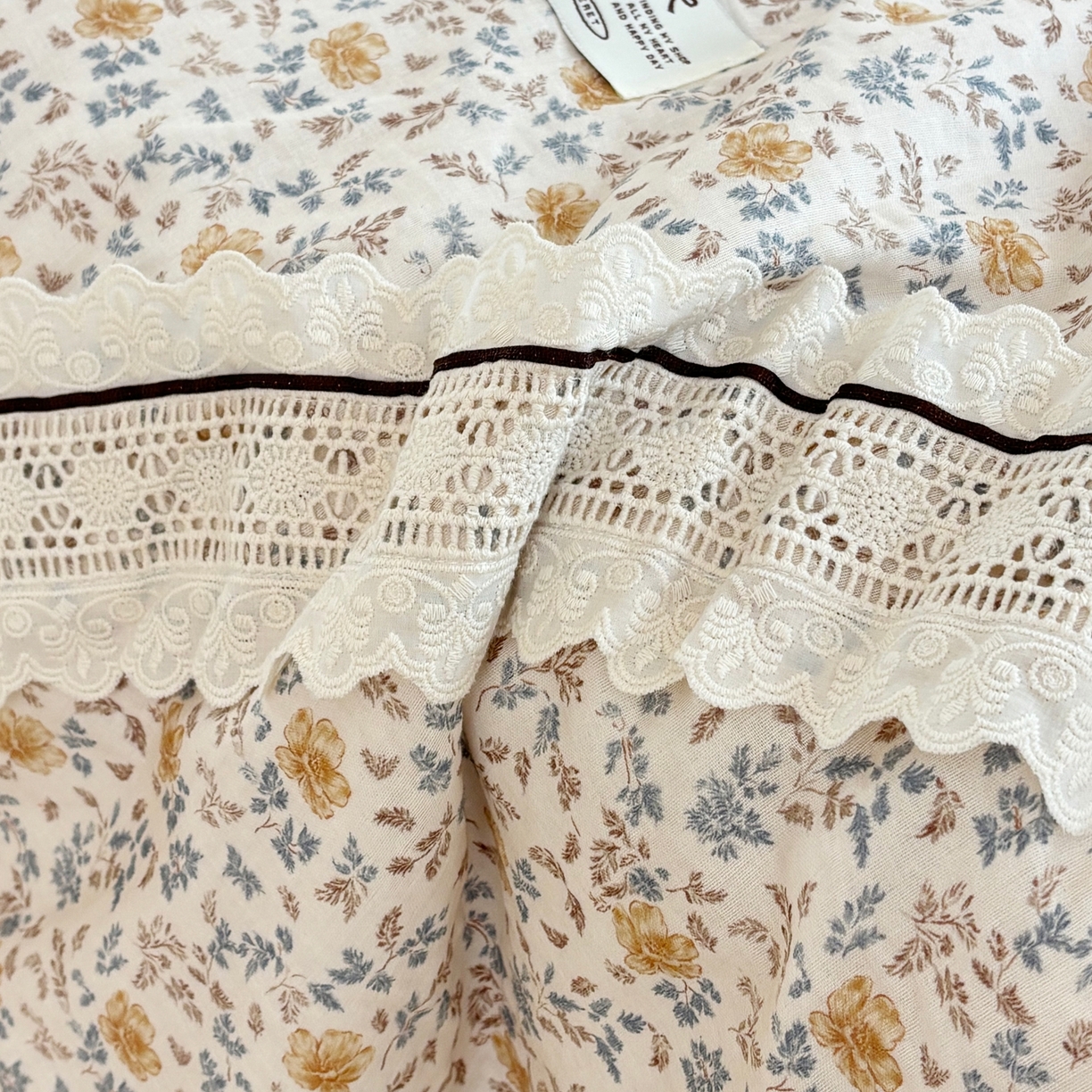 91家纺网 家纺一手货源 找家纺 有货 2026春夏新款全棉双层纱被子被芯-南法假日系列 暖阳盏