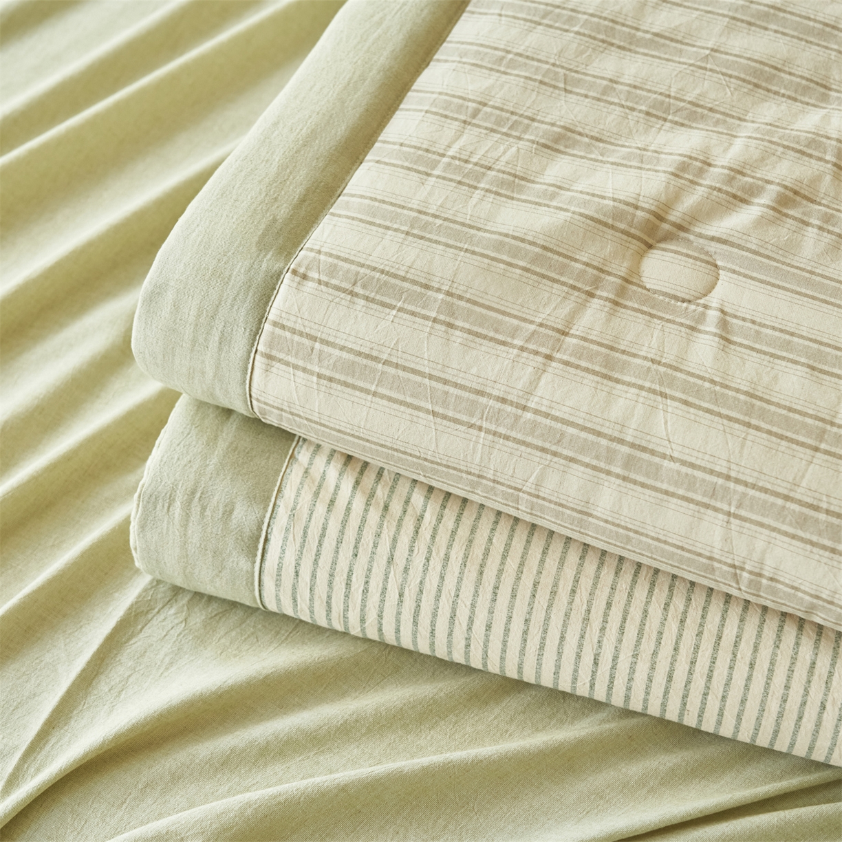 91家纺网 家纺一手货源 找家纺 （总）恒爱家纺 2026春夏新款全棉棉麻夏被夏凉被空调被四件套系列