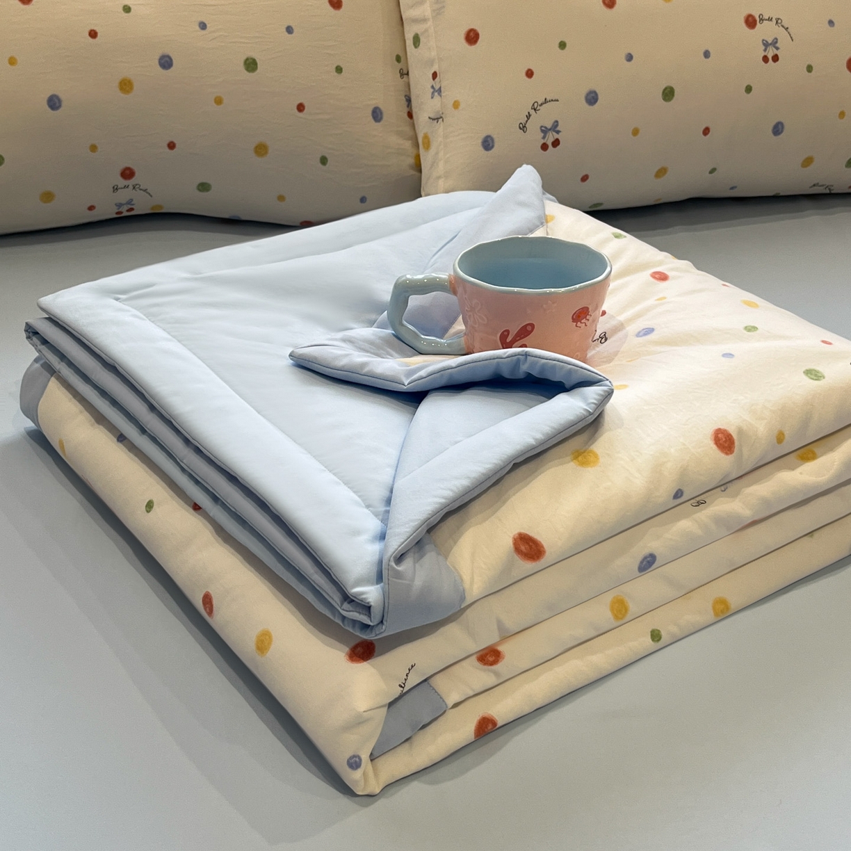 91家纺网 家纺一手货源 找家纺 （总）一加一 2026新款云柔棉印花凉感冰蚕夏被夏凉被空调被四件套