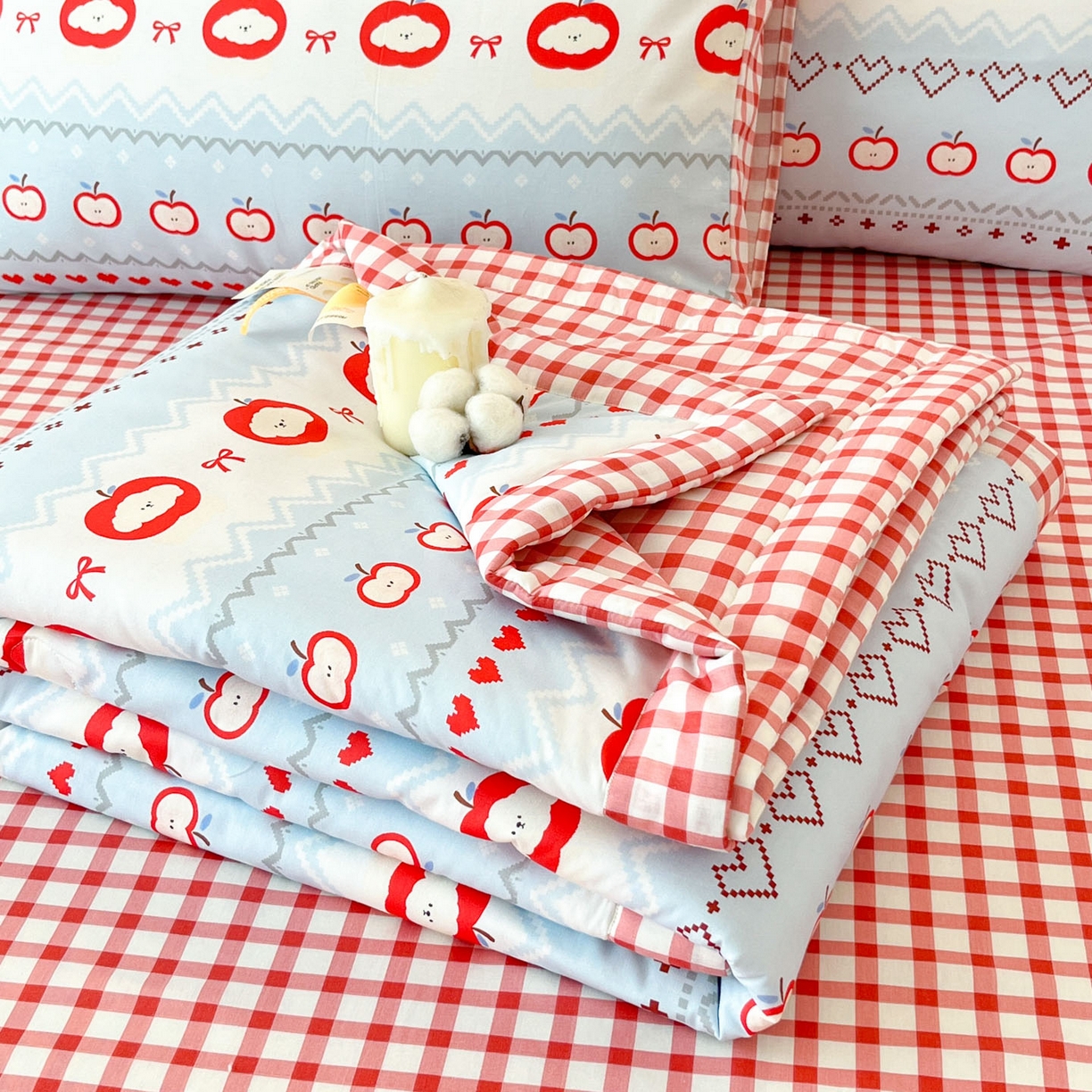 91家纺网 家纺一手货源 找家纺 （总）一加一 2026新款全棉新疆棉花夏被夏凉被空调被四件套-棉语清夏