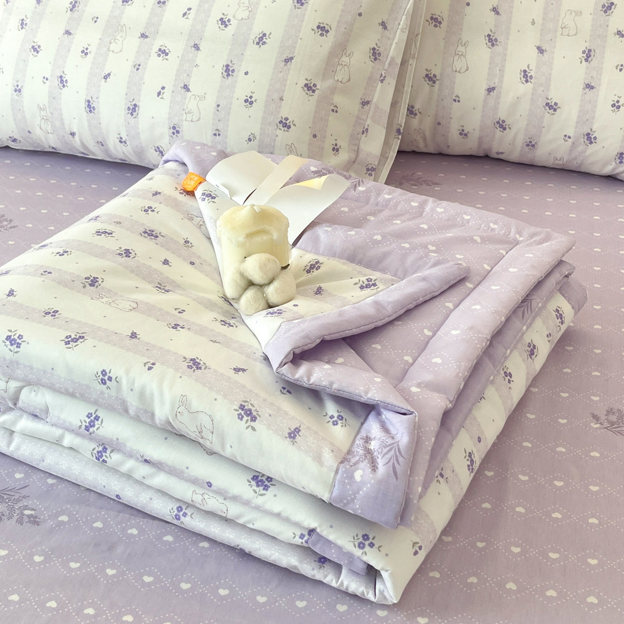 91家纺网 家纺一手货源 找家纺 （总）一加一 2026新款全棉新疆棉花夏被夏凉被空调被四件套-棉语清夏