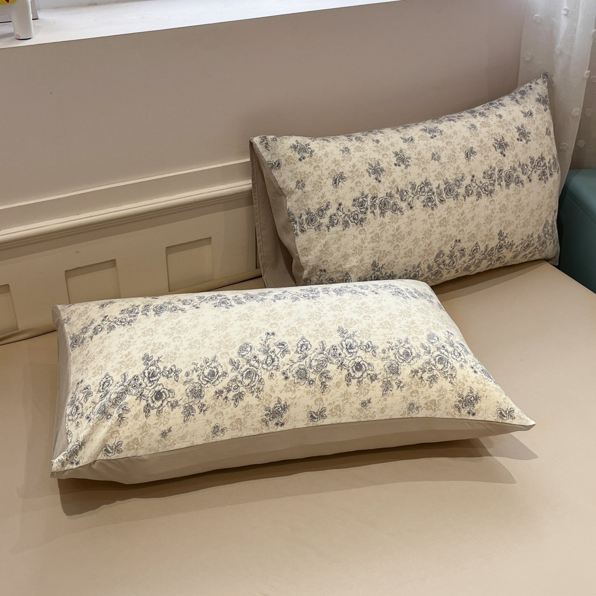 91家纺网 家纺一手货源 找家纺 一加一 2026新款云柔棉印花凉感冰蚕夏被夏凉被空调被四件套 温柔花香