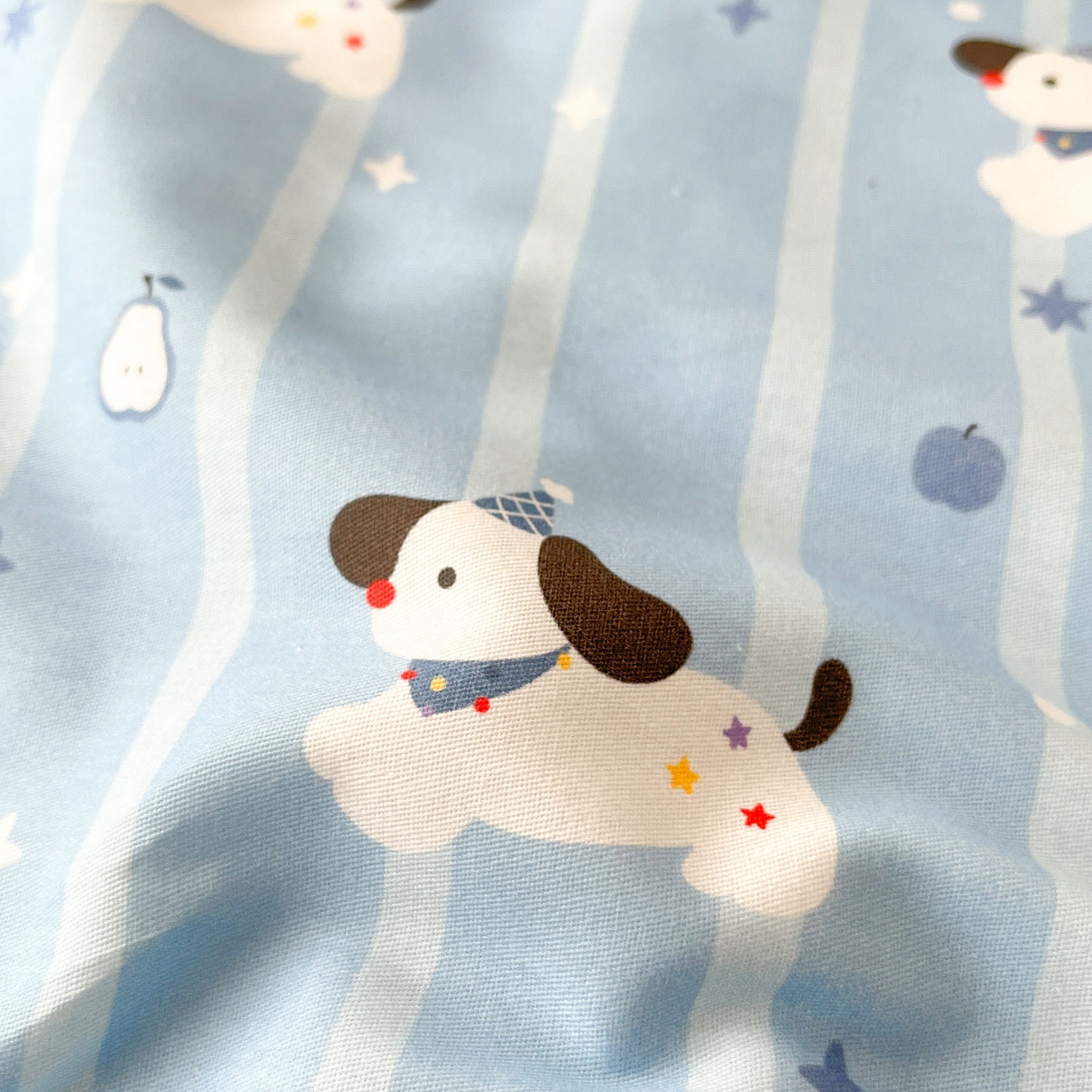 91家纺网 家纺一手货源 找家纺 一加一 2026新款全棉新疆棉花夏被夏凉被空调被四件套-棉语清夏 哈哈狗