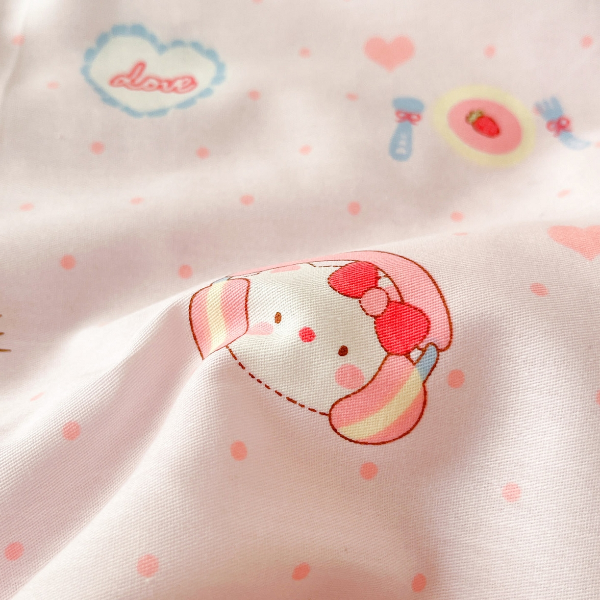 91家纺网 家纺一手货源 找家纺 一加一 2026新款全棉新疆棉花夏被夏凉被空调被四件套-棉语清夏 猫猫乐园