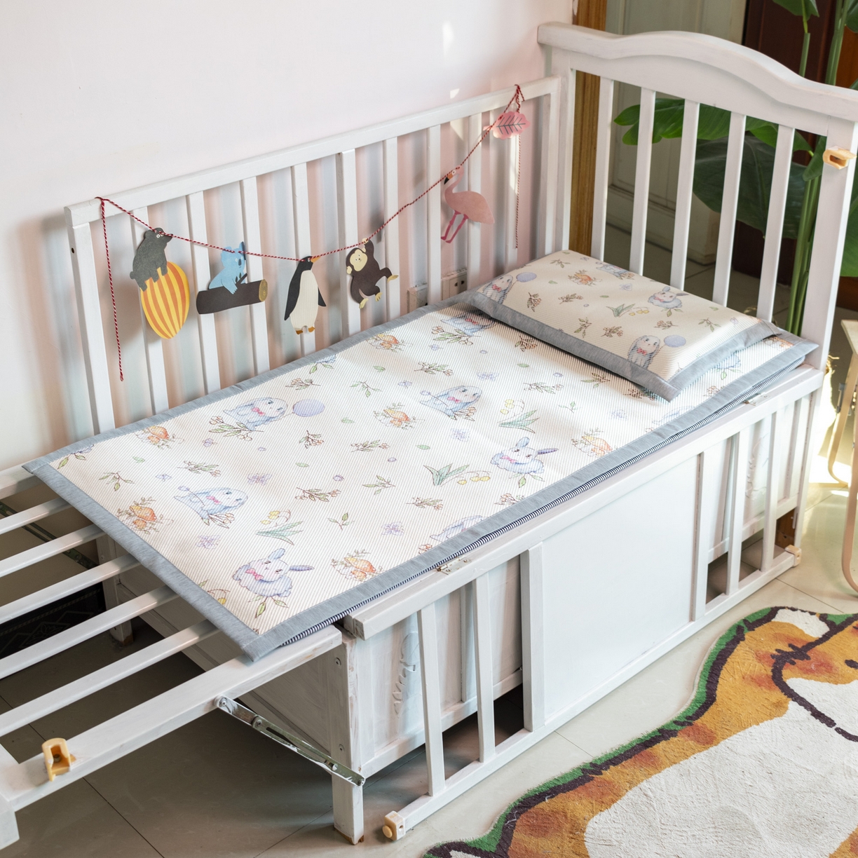 91家纺网 家纺一手货源 找家纺 （总）欣宜家纺 2026新款A类宽边儿童冰藤席