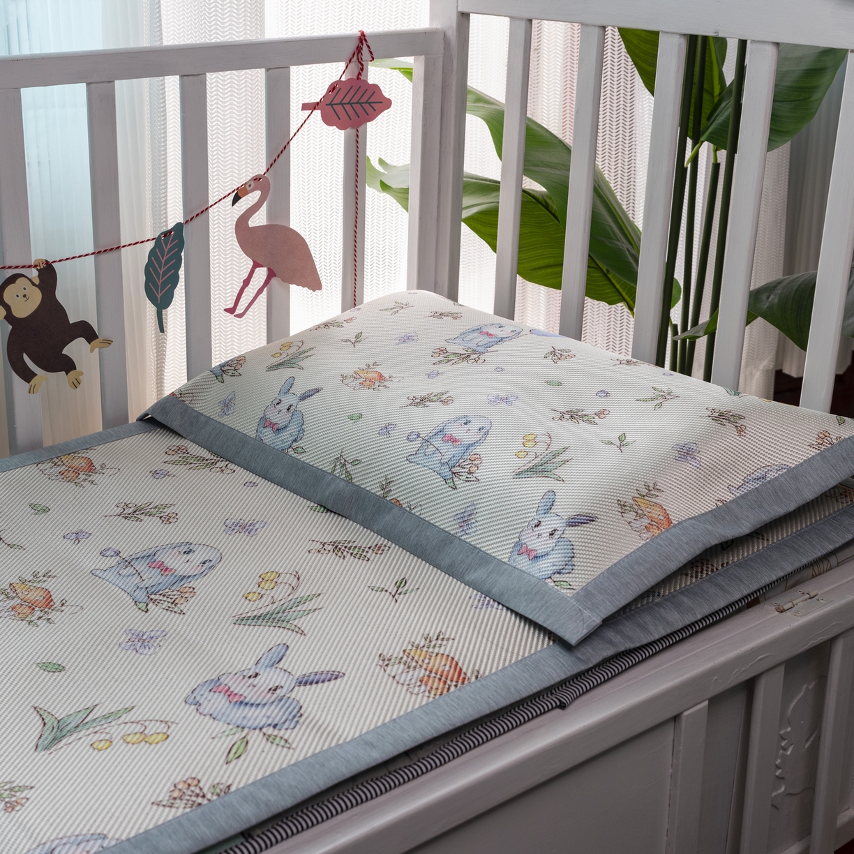 91家纺网 家纺一手货源 找家纺 （总）欣宜家纺 2026新款A类宽边儿童冰藤席