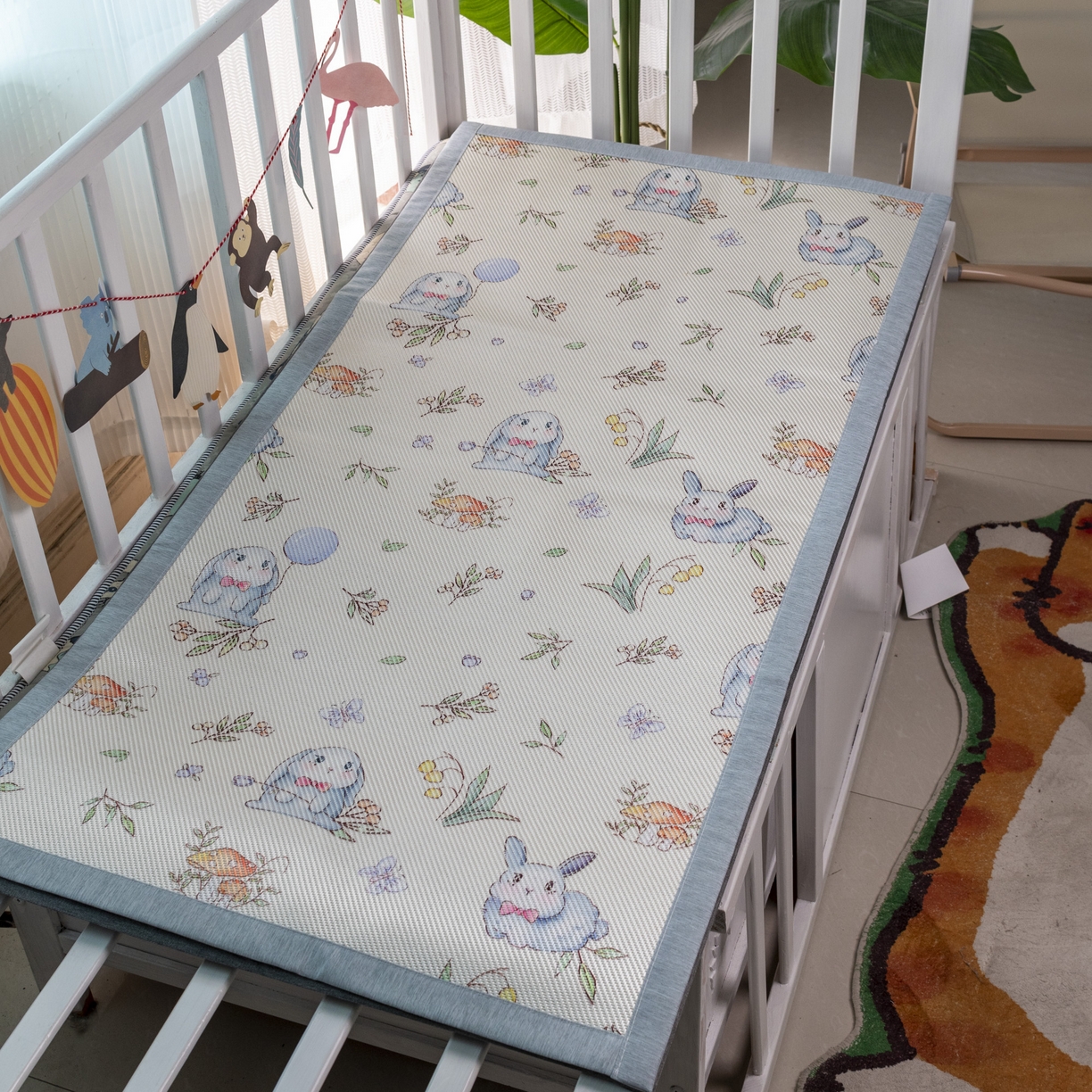 91家纺网 家纺一手货源 找家纺 （总）欣宜家纺 2026新款A类宽边儿童冰藤席