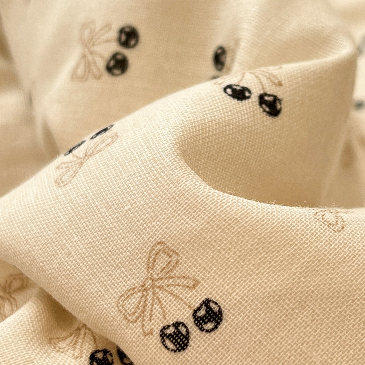 91家纺网 家纺一手货源 找家纺 一加一 2026新款全棉双层纱印花小花边大豆夏被夏凉被空调被-花纱眠夏 焦糖樱桃