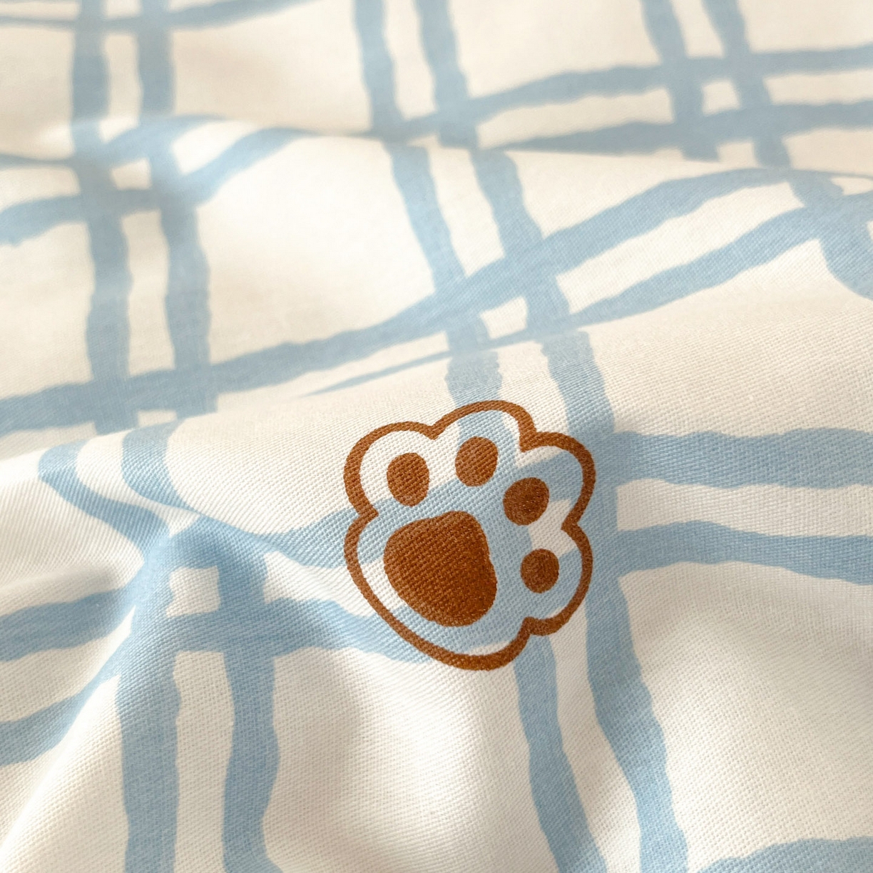 91家纺网 家纺一手货源 找家纺 一加一 2026新款全棉新疆棉花夏被夏凉被空调被四件套-棉语清夏 云朵狗