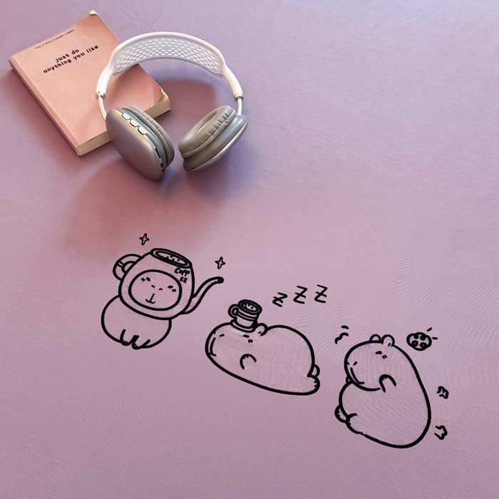 91家纺网 家纺一手货源 找家纺 布柔 2026新款床笠100%全棉纯棉13070绣花床笠(围高+30cm)-晚安 晚安床笠紫