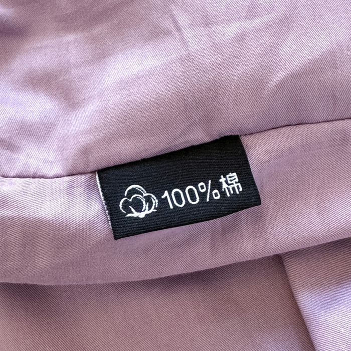 91家纺网 家纺一手货源 找家纺 布柔 2026新款床笠100%全棉纯棉13070绣花床笠(围高+30cm)-晚安 晚安床笠紫