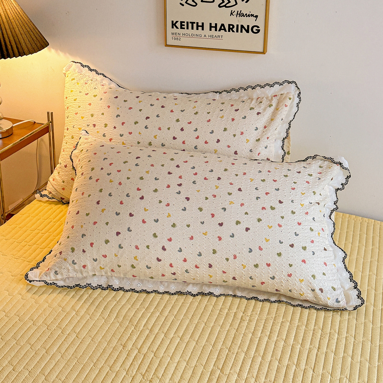 91家纺网 家纺一手货源 找家纺 （总）富米莱（原臻工厂） 2026春夏新款云感泡芙棉复古法式花边床盖床裙被套夏凉被四件套一小红书推荐