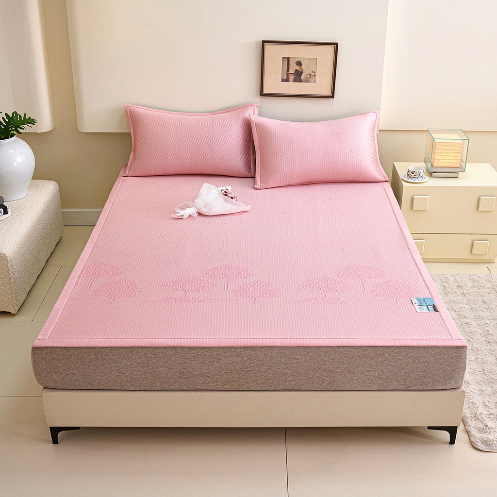 91家纺网 家纺一手货源 找家纺 （总）青雅席业 2026新款A类凉感豆豆席凉席席子-平铺款