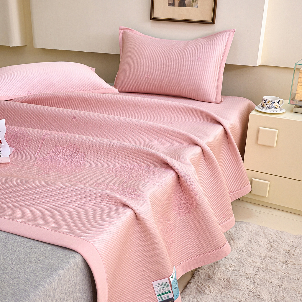 91家纺网 家纺一手货源 找家纺 （总）青雅席业 2026新款A类凉感豆豆席凉席席子-平铺款