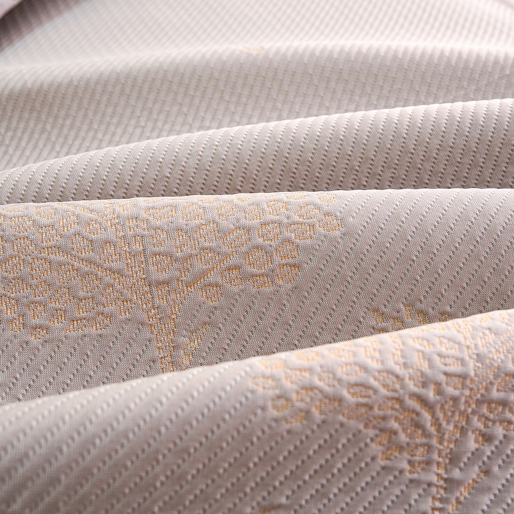 91家纺网 家纺一手货源 找家纺 青雅席业 2026新款A类凉感豆豆席凉席席子-平铺款 平铺款-幸福树-香槟