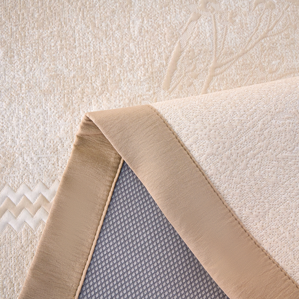 91家纺网 家纺一手货源 找家纺 青雅席业 2026新款A类凉感豆豆席凉席席子-平铺款 平铺款-花枝招展-香槟