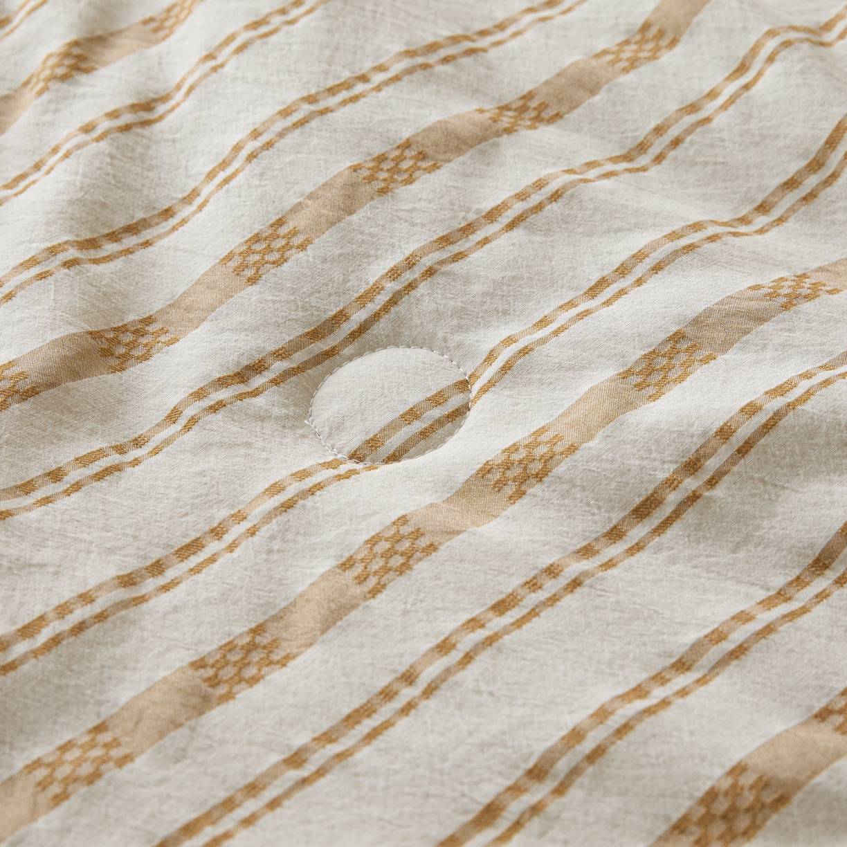 91家纺网 家纺一手货源 找家纺 一加一 2026新款凉感提花大豆夏被夏凉被空调被四件套-简约生活 简约条纹-咖