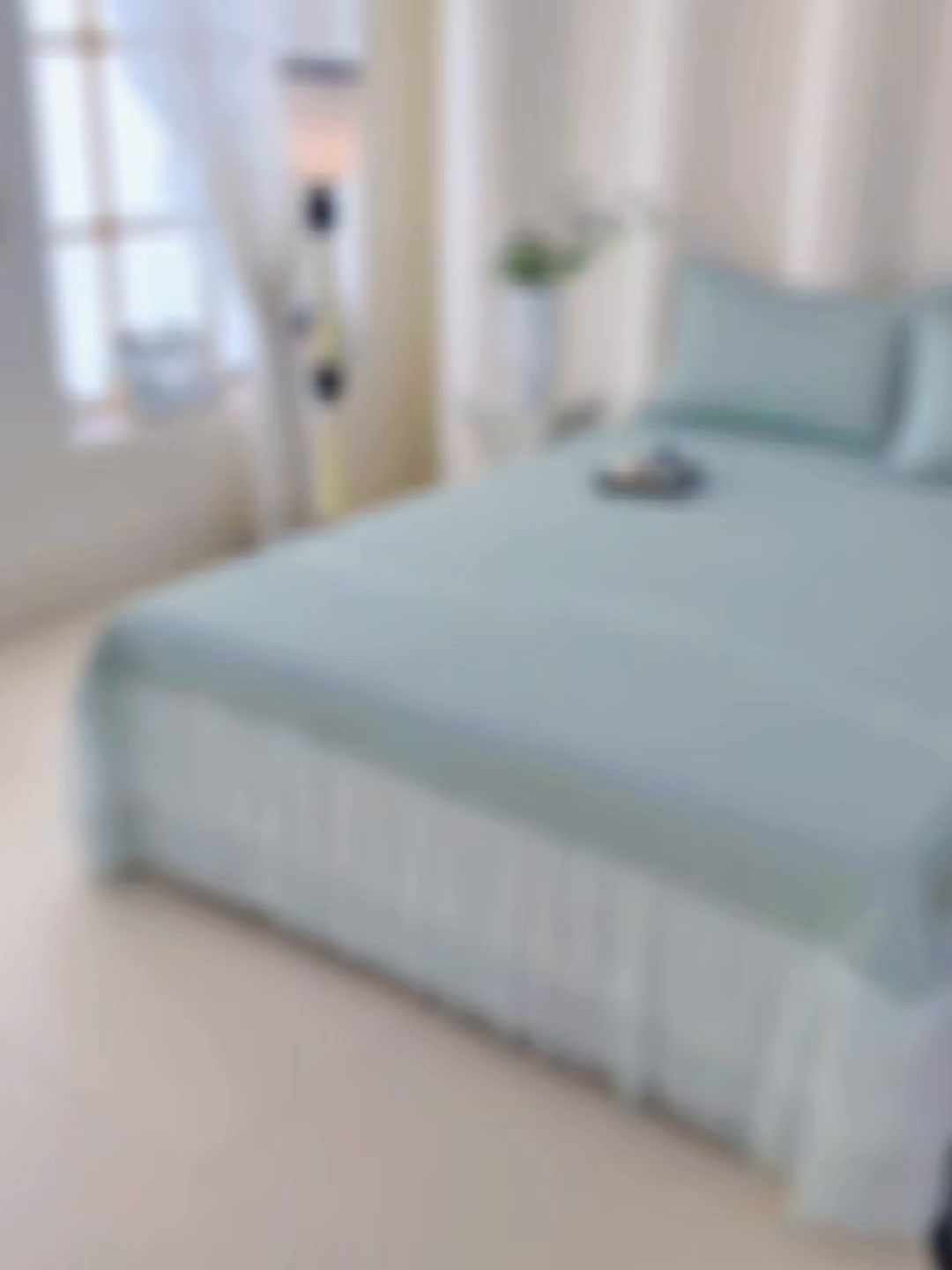 91家纺网 家纺一手货源 找家纺 青雅席业 2026新款A类凉感豆豆席凉席席子-床裙款 床裙款-飘摇-绿