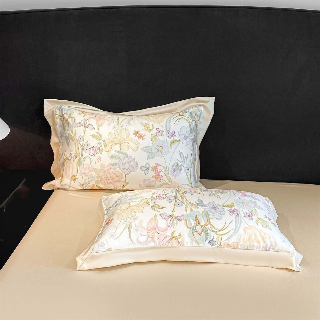 91家纺网 家纺一手货源 找家纺 （总）笙意家纺 2026A类水洗冰丝数码印花宽边夏被四件套