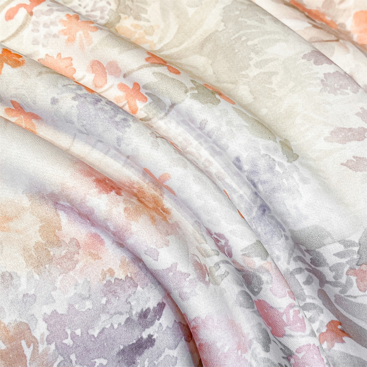 91家纺网 家纺一手货源 找家纺 笙意家纺 2026A类水洗冰丝数码印花宽边夏被四件套静娴