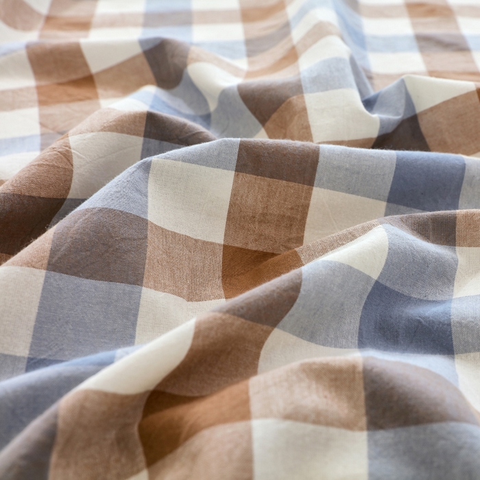 91家纺网 家纺一手货源 找家纺 （总）春皖家纺 2026新款色织AB版水洗棉三件套四件套单品系列（单床单-A版风格一）