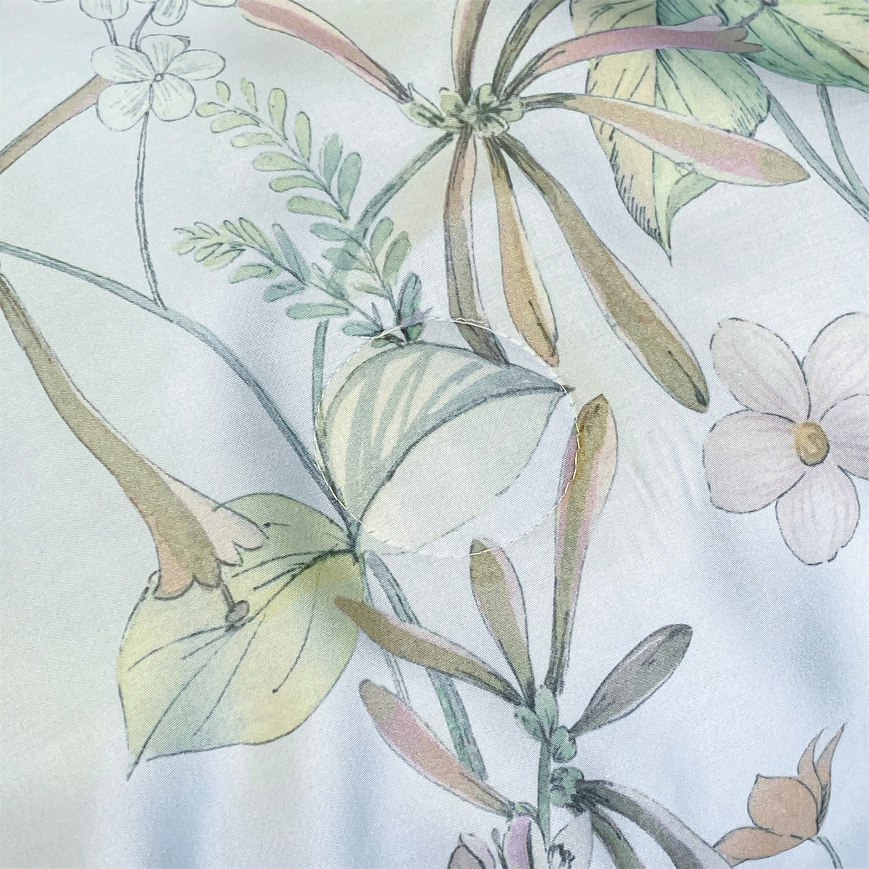 91家纺网 家纺一手货源 找家纺 笙意家纺 2026A类水洗冰丝数码印花宽边夏被四件套忆梦