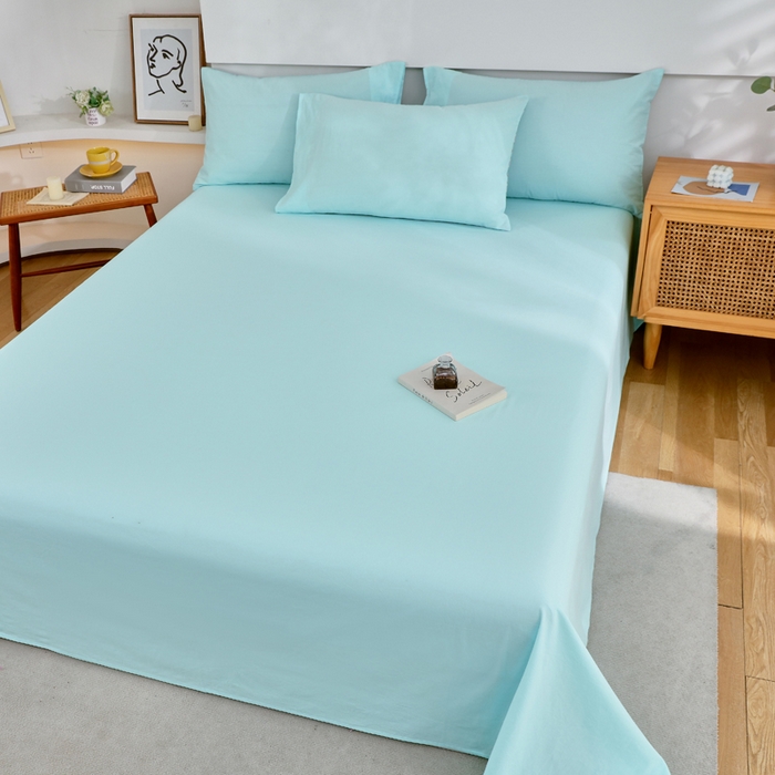 91家纺网 家纺一手货源 找家纺 （总）春皖家纺 2026新款色织AB版水洗棉三件套四件套单品系列（单床单-B版风格一）