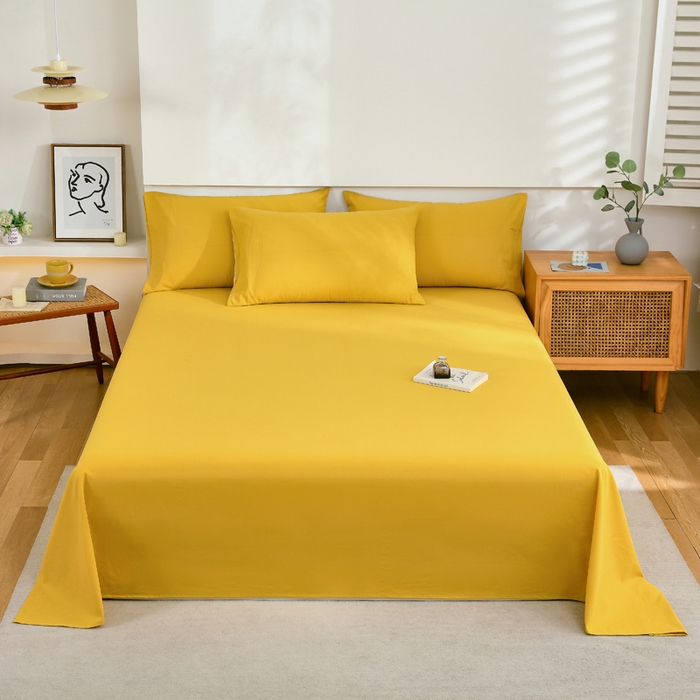 91家纺网 家纺一手货源 找家纺 （总）春皖家纺 2026新款色织AB版水洗棉三件套四件套单品系列（单床单-B版风格一）