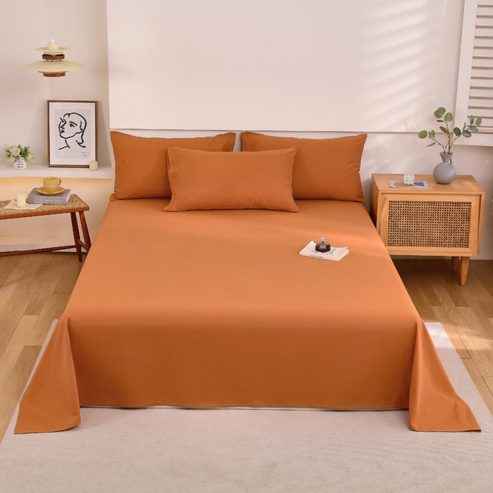 91家纺网 家纺一手货源 找家纺 （总）春皖家纺 2026新款色织AB版水洗棉三件套四件套单品系列（单床单-B版风格一）