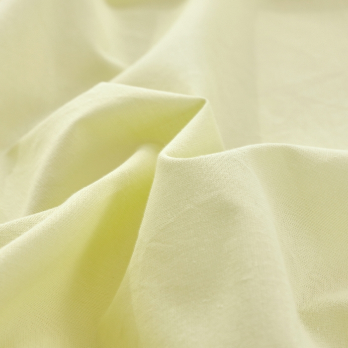 91家纺网 家纺一手货源 找家纺 春皖家纺 2026新款色织AB版水洗棉三件套四件套单品系列（单床单-B版风格一） 素雅淡黄