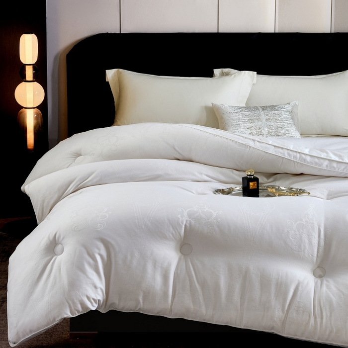 91家纺网 家纺一手货源 找家纺 （总）壹张床 2026新款全棉40支欧式大提花立体大豆纤维被春秋被冬被学生被被子被芯