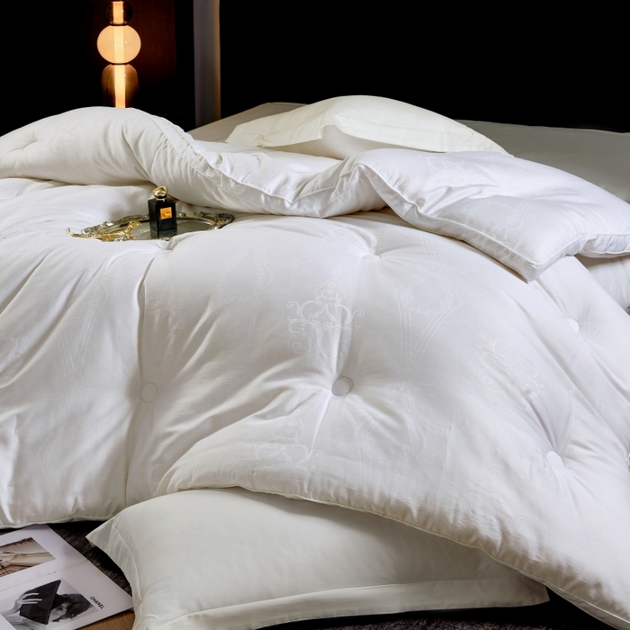 91家纺网 家纺一手货源 找家纺 （总）壹张床 2026新款全棉40支欧式大提花立体大豆纤维被春秋被冬被学生被被子被芯