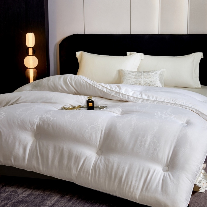 91家纺网 家纺一手货源 找家纺 （总）壹张床 2026新款全棉40支欧式大提花立体大豆纤维被春秋被冬被学生被被子被芯