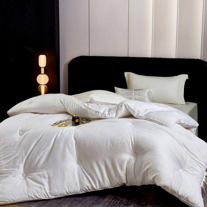 91家纺网 家纺一手货源 找家纺 （总）壹张床 2026新款全棉40支欧式大提花立体大豆纤维被春秋被冬被学生被被子被芯