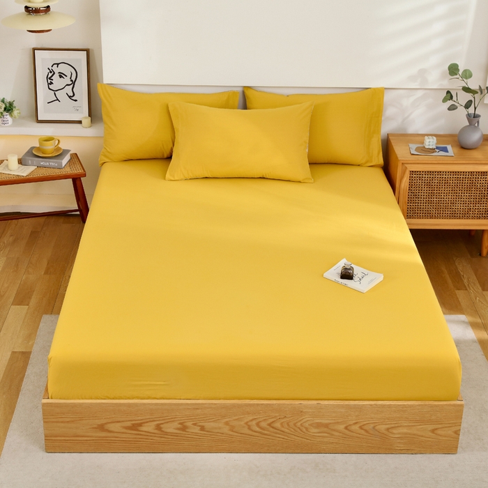 91家纺网 家纺一手货源 找家纺 （总）春皖家纺 2026新款色织AB版水洗棉三件套四件套单品系列（单床笠-B版风格一）