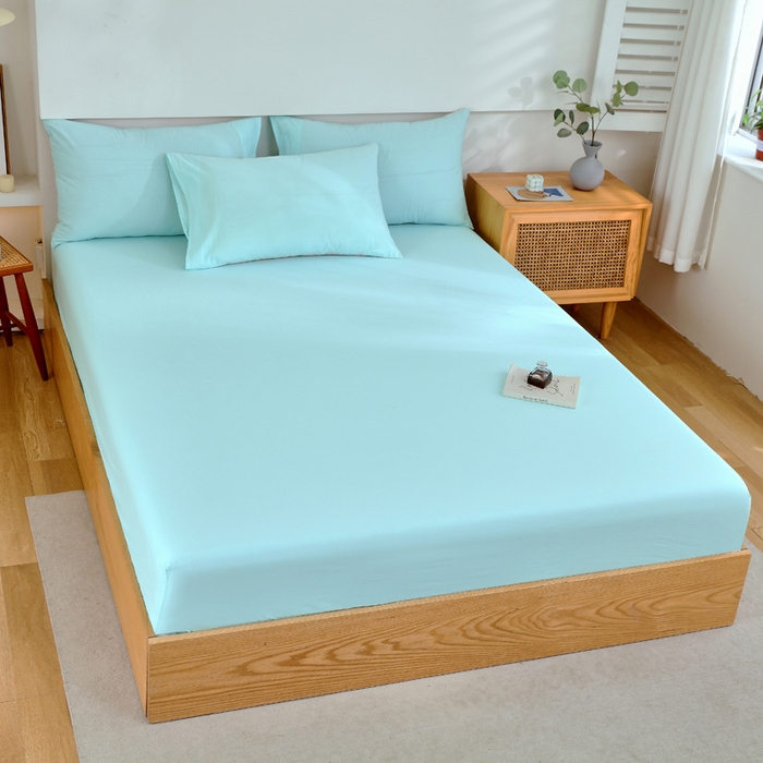 91家纺网 家纺一手货源 找家纺 （总）春皖家纺 2026新款色织AB版水洗棉三件套四件套单品系列（单床笠-B版风格一）