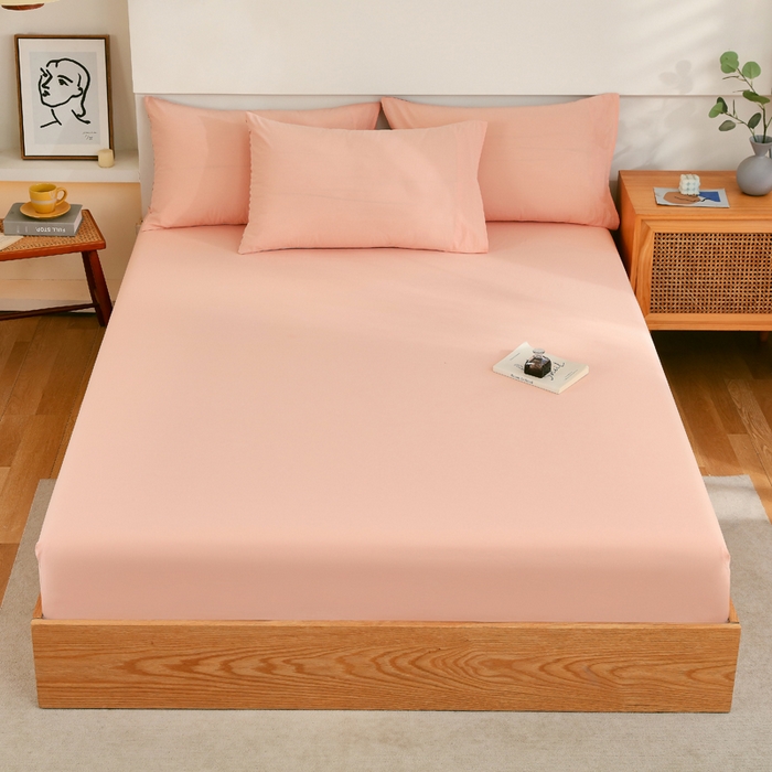 91家纺网 家纺一手货源 找家纺 （总）春皖家纺 2026新款色织AB版水洗棉三件套四件套单品系列（单床笠-B版风格一）