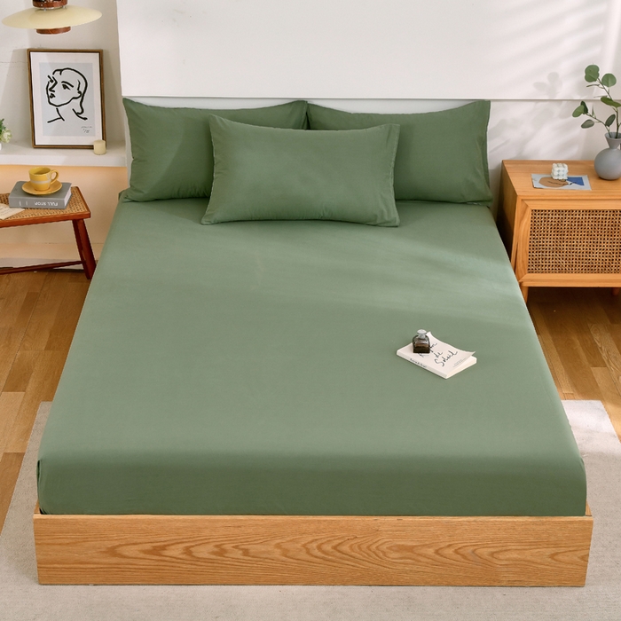 91家纺网 家纺一手货源 找家纺 （总）春皖家纺 2026新款色织AB版水洗棉三件套四件套单品系列（单床笠-B版风格一）