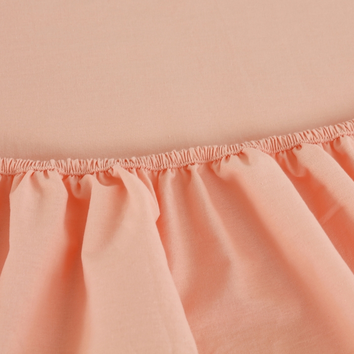 91家纺网 家纺一手货源 找家纺 春皖家纺 2026新款色织AB版水洗棉三件套四件套单品系列（单床笠-B版风格一） 素雅浅玉