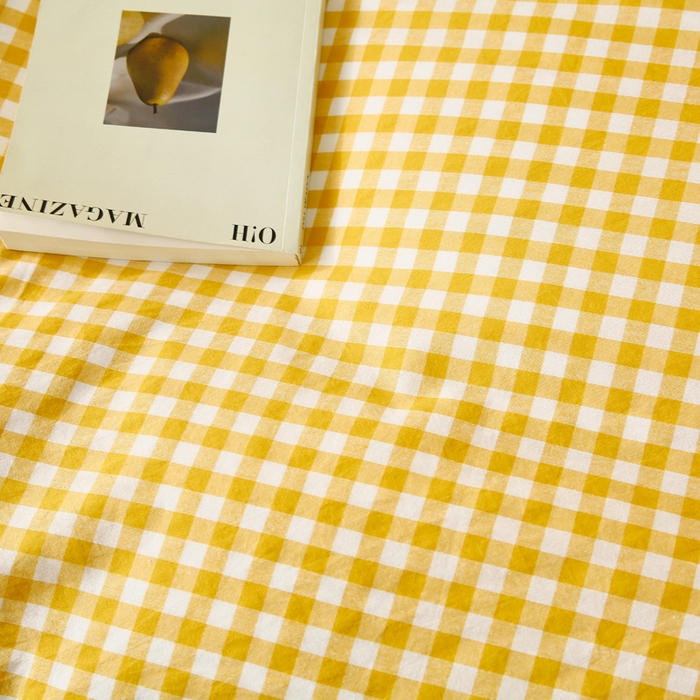 91家纺网 家纺一手货源 找家纺 （总）春皖家纺 2026新款色织AB版水洗棉三件套四件套单品系列（单枕套风格一）