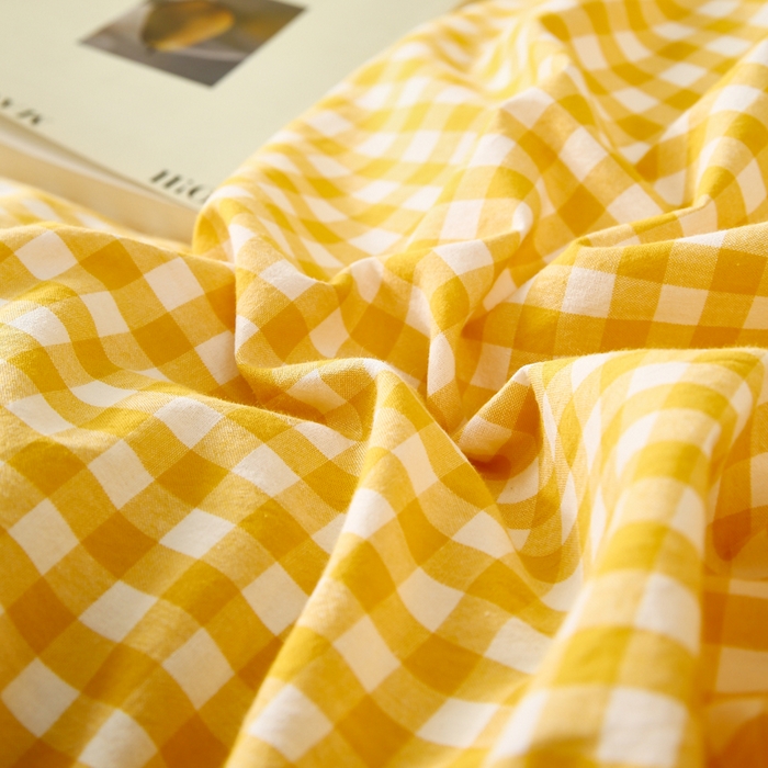 91家纺网 家纺一手货源 找家纺 （总）春皖家纺 2026新款色织AB版水洗棉三件套四件套单品系列（单枕套风格一）