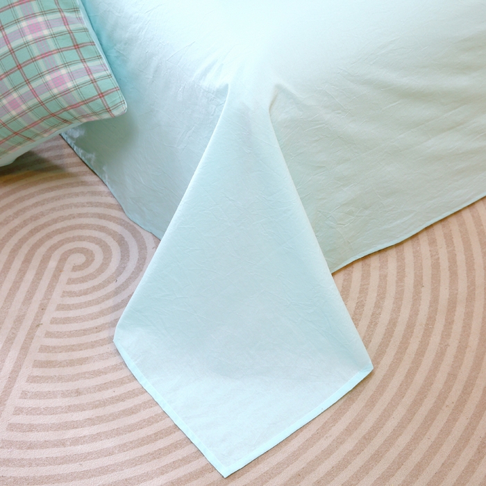 91家纺网 家纺一手货源 找家纺 春皖家纺 2026新款色织AB版水洗棉三件套四件套单品系列（单枕套风格一） 素雅-情调