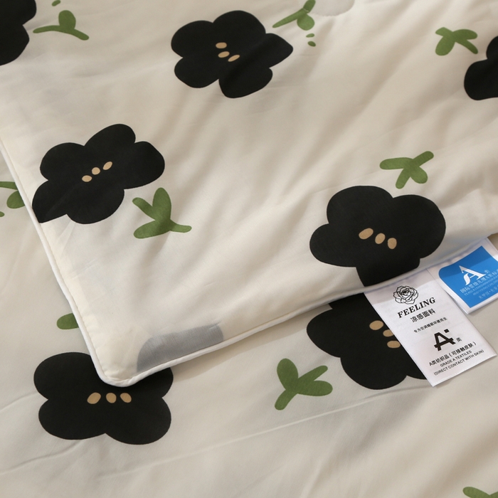 91家纺网 家纺一手货源 找家纺 （总）薇玛仕 2026爆款新款印花凉感丝夏凉被空调被带氨自带凉感夏被