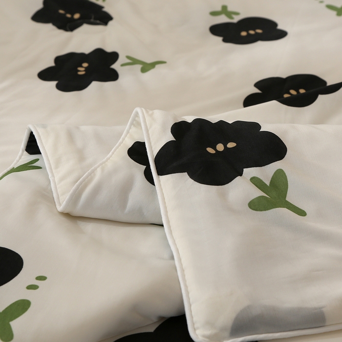 91家纺网 家纺一手货源 找家纺 （总）薇玛仕 2026爆款新款印花凉感丝夏凉被空调被带氨自带凉感夏被