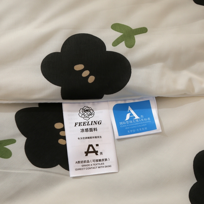91家纺网 家纺一手货源 找家纺 薇玛仕 2026爆款新款印花凉感丝夏凉被空调被带氨自带凉感夏被 萌芽