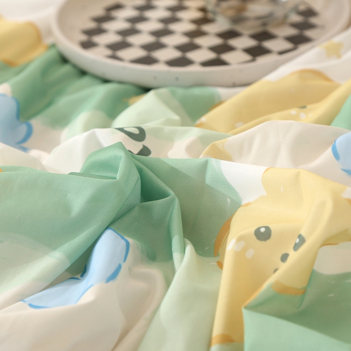 91家纺网 家纺一手货源 找家纺 薇玛仕 2026爆款新款印花凉感丝夏凉被空调被带氨自带凉感夏被 星语心愿-绿