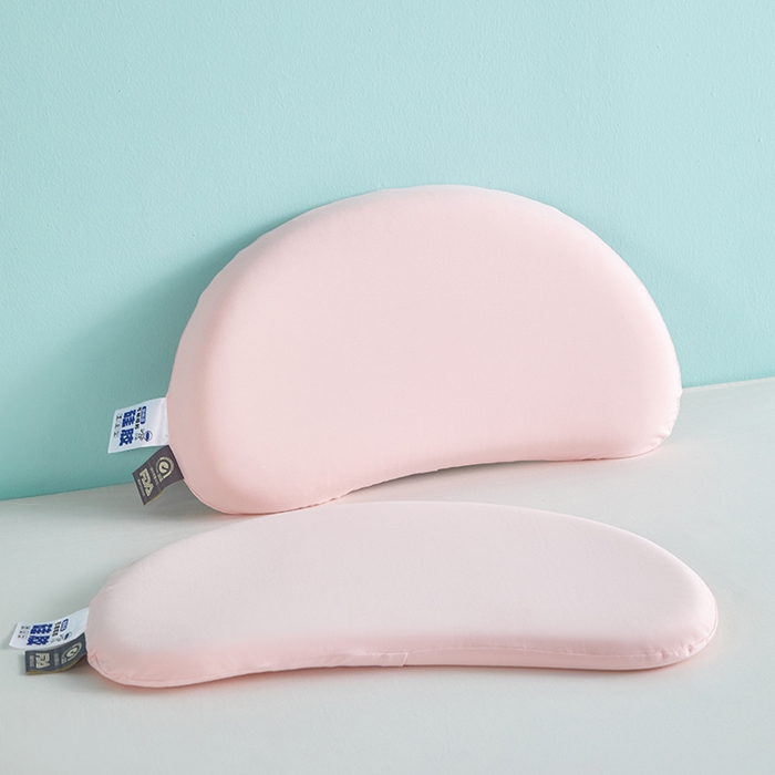 91家纺网 家纺一手货源 找家纺 纳斯顿家纺 2026新款儿童硅胶枕 粉色